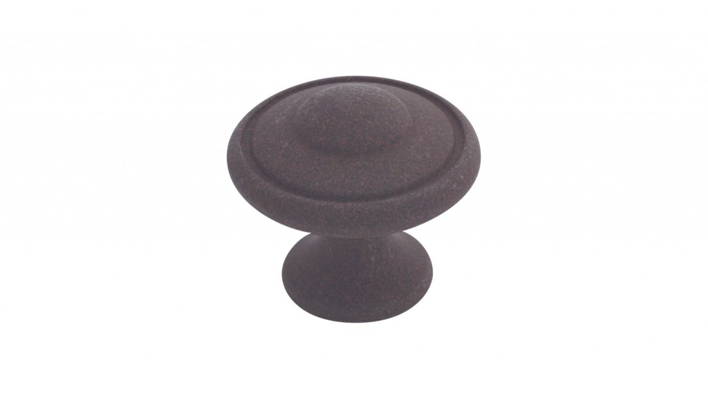 Iron Oxide Beveled Knob