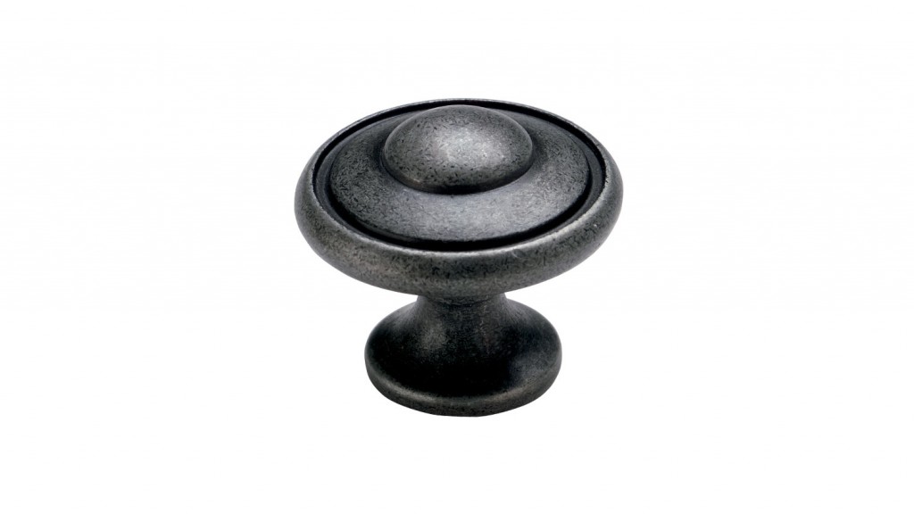Pewter Beveled Knob