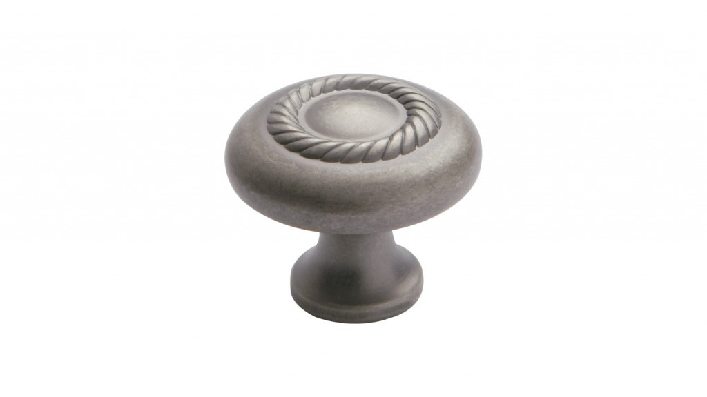 Weathered Nickel Rope Knob