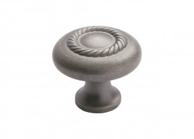 Weathered Nickel Rope Knob